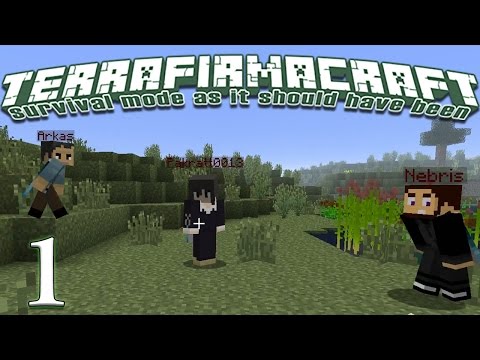 Terrafirmacraft Reloaded - E01 - Our Little Hut (Minecraft)