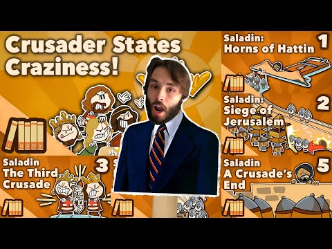 Grad Student Reacts to Saladin & the 3rd Crusade + Crusader States Craziness! 🇻🇦  (Extra History)