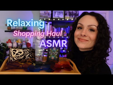 ASMR Tingly Shopping Haul Show & Tell 🛍 (Tapping, Scratching, Whispering)