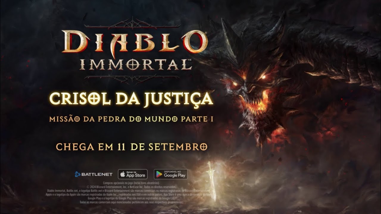 Próxima grande atualização de Diablo Immortal chega no dia 11 de setembro Próxima grande atualização de Diablo Immortal chega no dia 11 de setembro