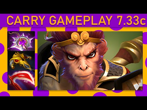 ⭐20+ Kills! Monkey King Carry Gameplay - Dota 2 Top MMR