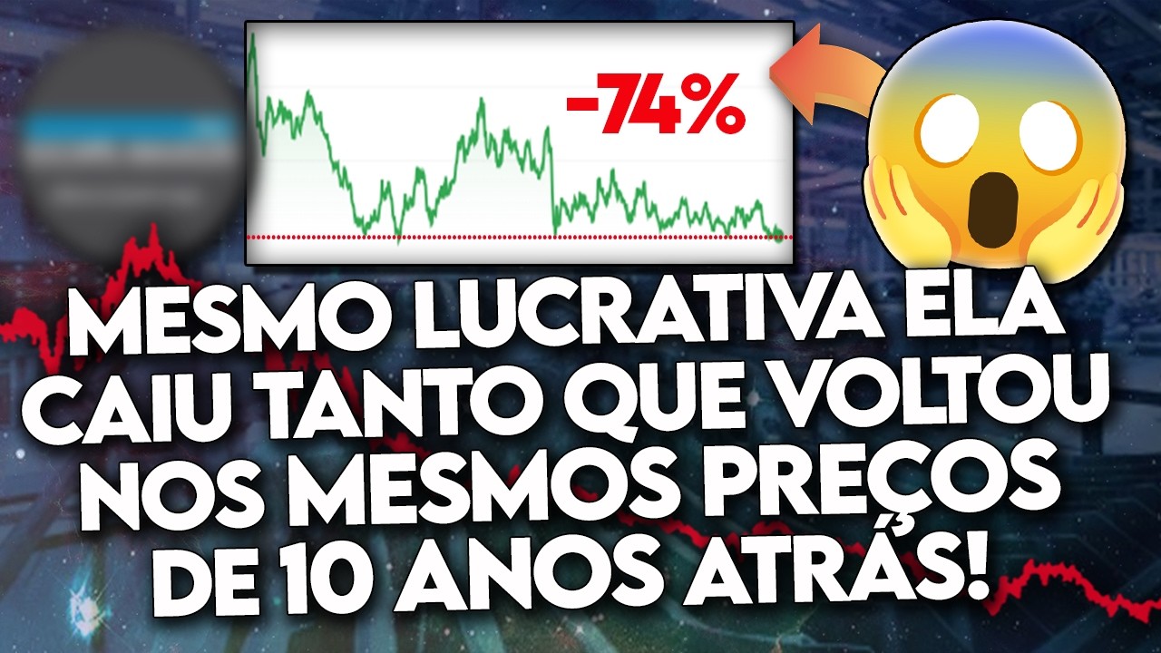 5 AÇÕES que BATERAM a SUA MÍNIMA de SEMPRE! (Por que elas CAÍRAM TANTO ASSIM?) - TOP 5