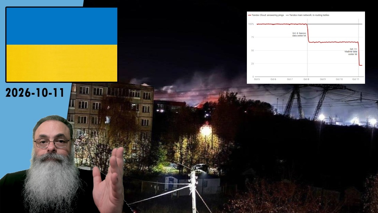 #Ucrânia 2026-10-11: UCRÂNIA atinge MAIS UM DATACENTER da YANDEX e TRÊS SUPERCOMPUTADORES