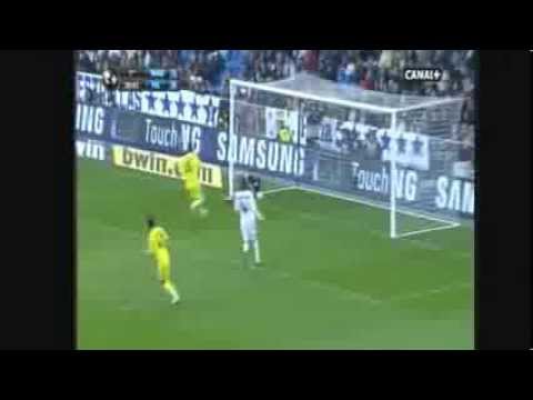 Real Madrid VS Villareal 2010 Gol de Cristiano Ronaldo Falta VS Gol de Marcos Senna