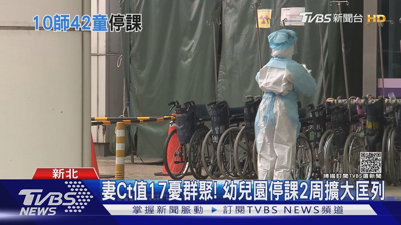 新北夫婦染疫 妻Ct值17、任職幼兒園急匡52位師生停課2周
