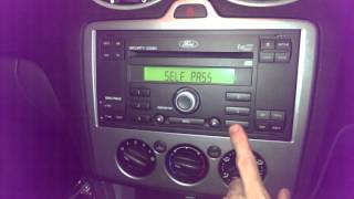Ford Focus - Sanyo Stereo serial number
