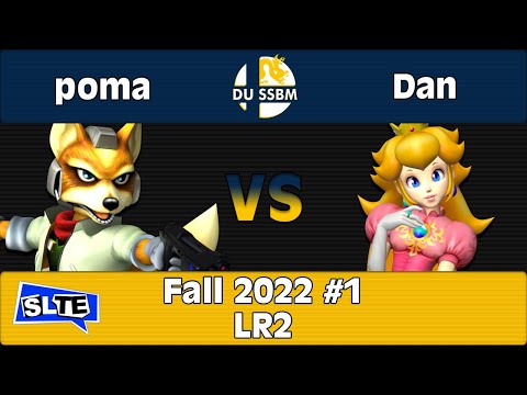 Drexel Melee Fall 2022 #1: poma (Fox) Vs. Dan (Peach) - LR2