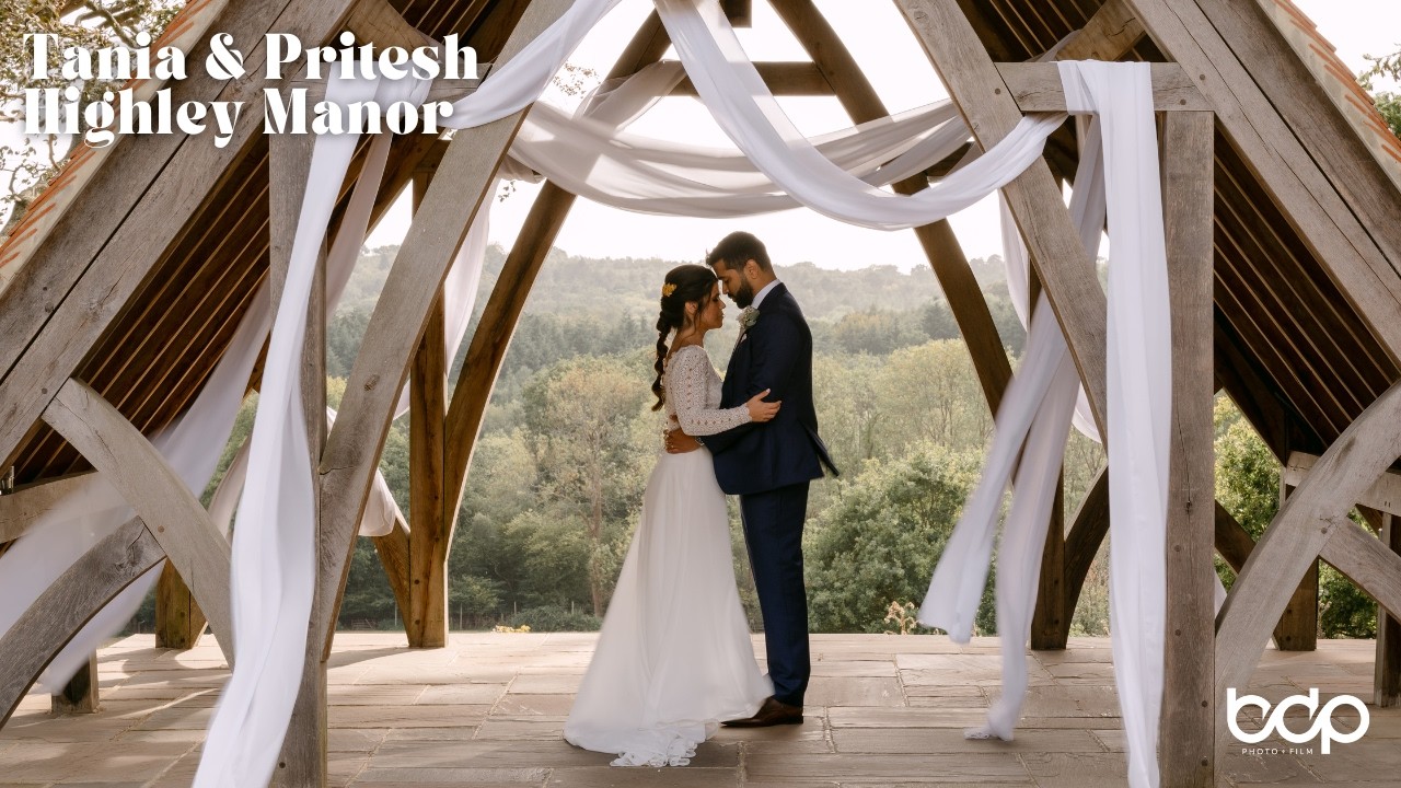 Highley Manor wedding photography and film
