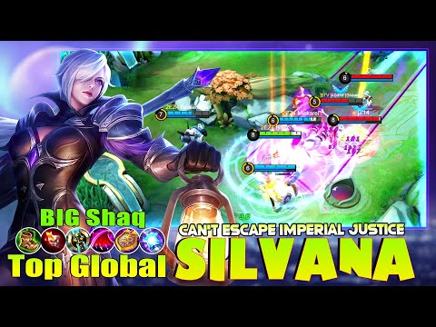 Can't Escape Imperial Justice! Top Global Silvana by BIG Shaq ~ Mobile Legends