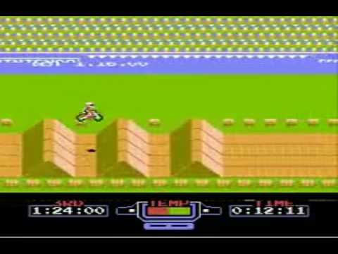 NES "first track" Excitebike in 00:56.2 by Luke Gustafson (aka. Superninja)