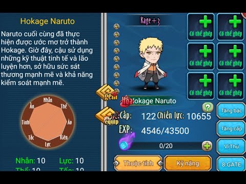 [Ninja Rebirth] Tiêu điểm tướng #89: Hokage Naruto (chưa thức tỉnh)