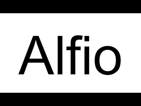 How to Pronounce Alfio