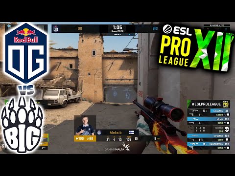 🇪🇺 OG vs 🇩🇪 BIG DUST2 HIGHLIGHTS - ESL Pro League Season 12 Europe