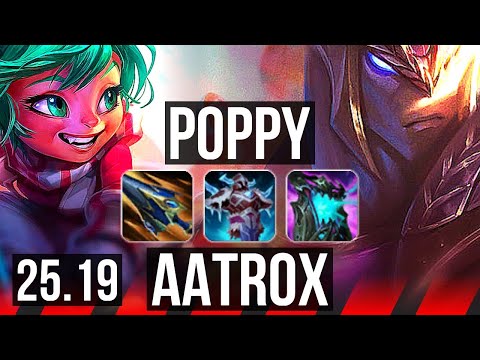 POPPY vs AATROX (TOP) | 6/3/13, 600+ games | EUW Master | 25.19