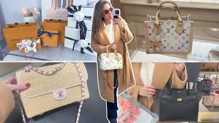 VLOG AND HAUL | LOUIS VUITTON MURAKAMI AND CHANEL BEAUTY 🖤 🛍️