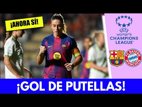 GOL DE ALEXIA PUTELLAS. Barcelona golea 3-0 a Roma | Champions League Femenina