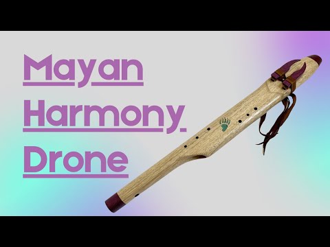 Mayan Harmony Drone Flute from Singing Tree Flutes - Beautiful Black Limba!