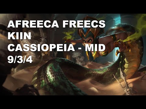 Afreeca Freecs Kiin Mid Cassiopeia vs Viktor - KR Challenger Rank Game 10.7