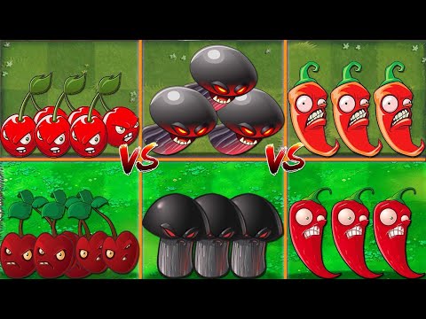 Random 6 BOOMB Plants Pvz 1 & Pvz 2 - Who Will Win? - Plant vs Plant Battlez