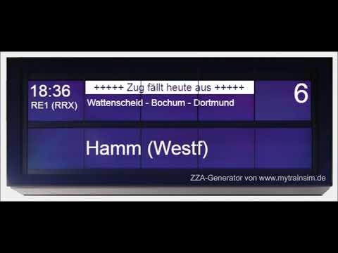 Störung der Lautsprecheransage in Essen Hbf (Blechelse)