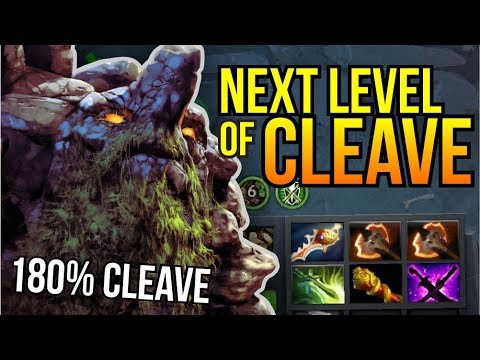 NEXT LEVEL of CLEAVE - Tiny 2x Battle Fury + Tree Grab by rmn 7.07 | Dota 2