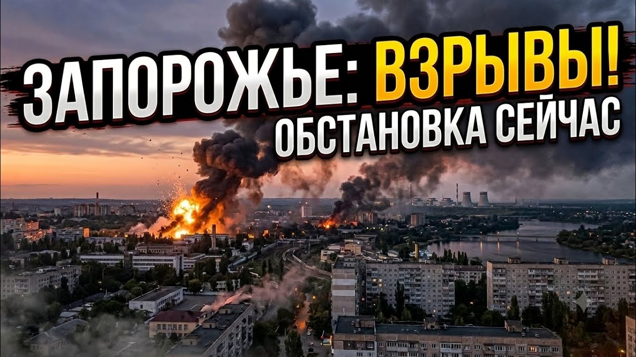 Запорожье ВЗРЫВЫ НОЧЬЮ!!! ОБСТАНОВКА ПО ГОРОДУ СЕЙЧАС 11.06.2026