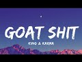 GOAT SHIT - KING & KARMA - LYRICS | HIPHOPKIMAHFIL |