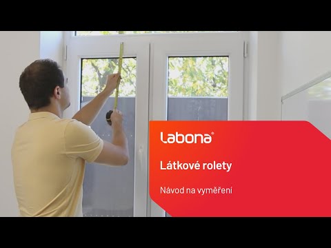 	Vyměření látkových rolet