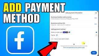 How To Add Payment Method On Facebook Business Page (2026) (Beginners Guide)