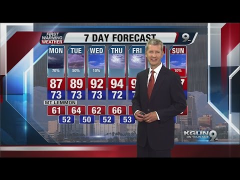 Cuyler Diggs KGUN 9 Weather Forecast Sunday, September 7, 2014