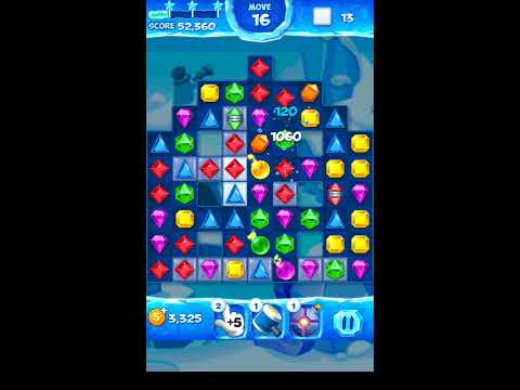 Jewel Pop Mania:Match 3 Puzzle Level 174 ( Ice Cream Town Episode ) - Walkthrough ( No Booster )