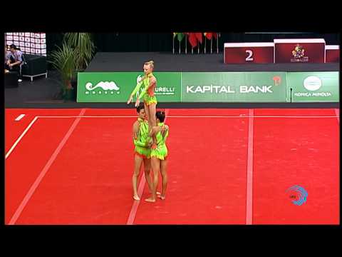 GREAT BRITAIN, Women's Group -- Euroacro 2013
