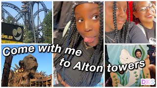 come with me to alton towers // welcome to a day in my life