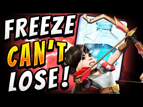 UNDEFEATED w/ INSANE HOG RIDER FREEZE DECK! — Clash Royale