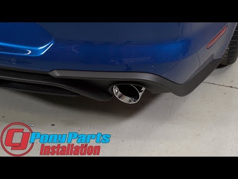 2018-2023 Mustang EcoBoost Gets More Attitude w/a Ford Performance By Borla Touring Cat-Back Install
