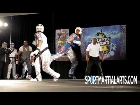 Justin Ortiz v Troy Binns   Mens Team Sparring   2013 US Capitol Classics Finals