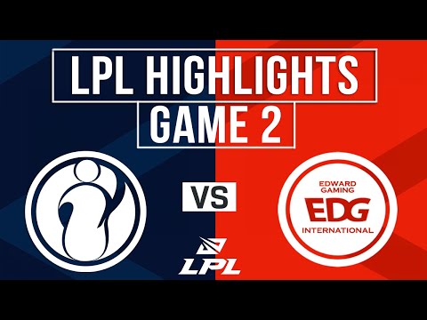IG vs EDG Highlights Game 2 | LPL 2025 Split 3 Playoffs | Invictus Gaming vs EDward Gaming