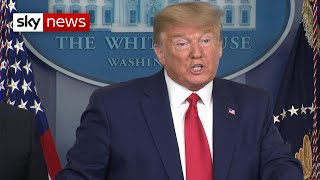 Trump: US in the midst of a 'great national trial'