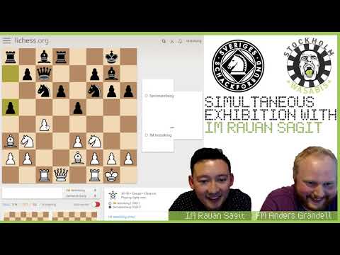 Simultan med IM Rauan Sagit och FM Anders Grandell!