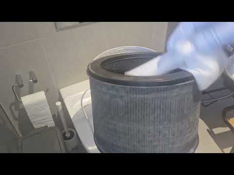 Cleaning Winix air purifier in 19 seconds.