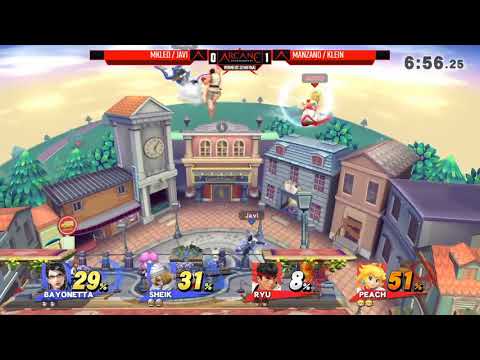 Arcane 2018: MKLeo (Bayo) & Javi (Cloud) vs Klein (Ryu) & Manzano (Peach) - Winners Semis