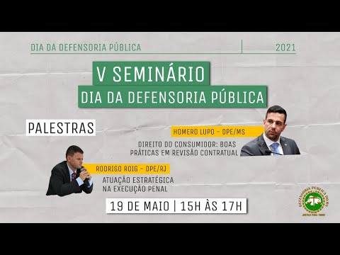 V Seminário em comemoração ao Dia da Defensoria Pública