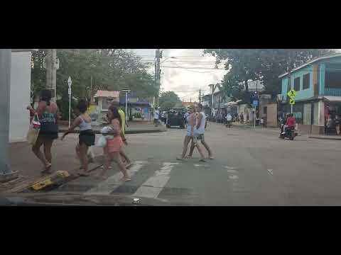 Desde el aeropuerto hasta el centro de San Andres Islas. 