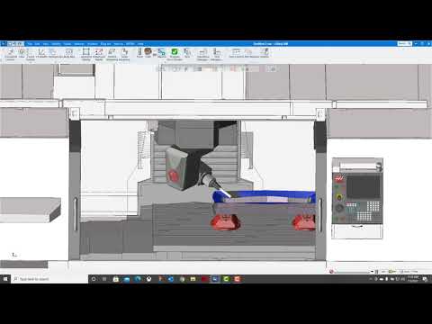 Haas VR-9 GibbsCAM Digital Twin