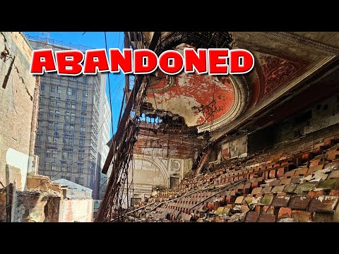 Exploring the Abandoned Paramount Theatre in Newark, New Jersey
