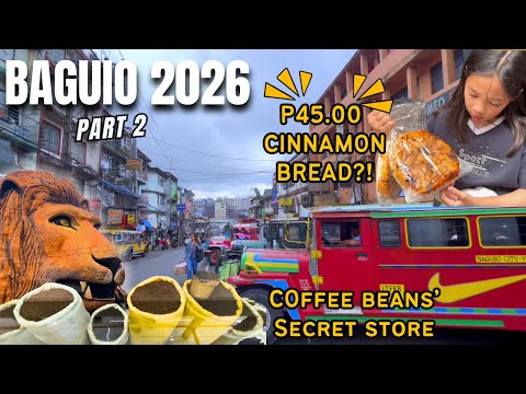 Baguio-La Trinidad 2026 PART 2: P45 Cinnamon Bread & P25 Burger?! (Iwas-Pila sa Garcia’s Coffee?)
