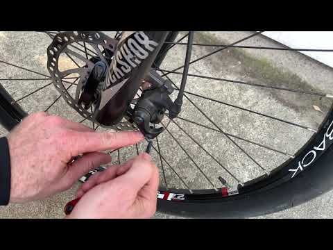 How To Adjust Mechanical Disc Brakes On A Bike - YouTube