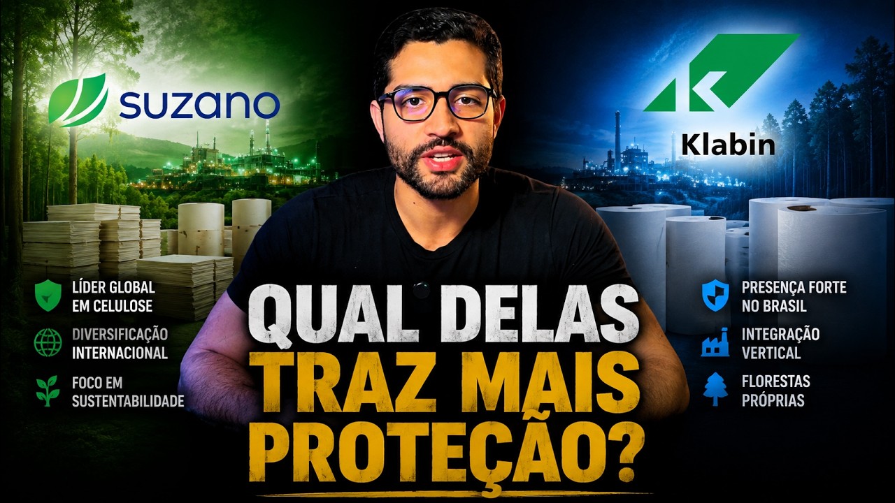 COMPAREI AS AÇÕES DE PAPEL E CELULOSE DA B3: SUZANO, KLABIN E IRANI. SUZB3, KLBN4 OU RANI3?