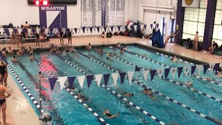 Landmark Conference Swim - Scranton vs. Catholic Landmark Conference Swim - Scranton vs. Catholic