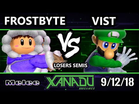 S@X 267 SSBM -  Frostbyte (Ice Climbers) Vs.  Vist (Luigi) Smash Melee Losers Semis